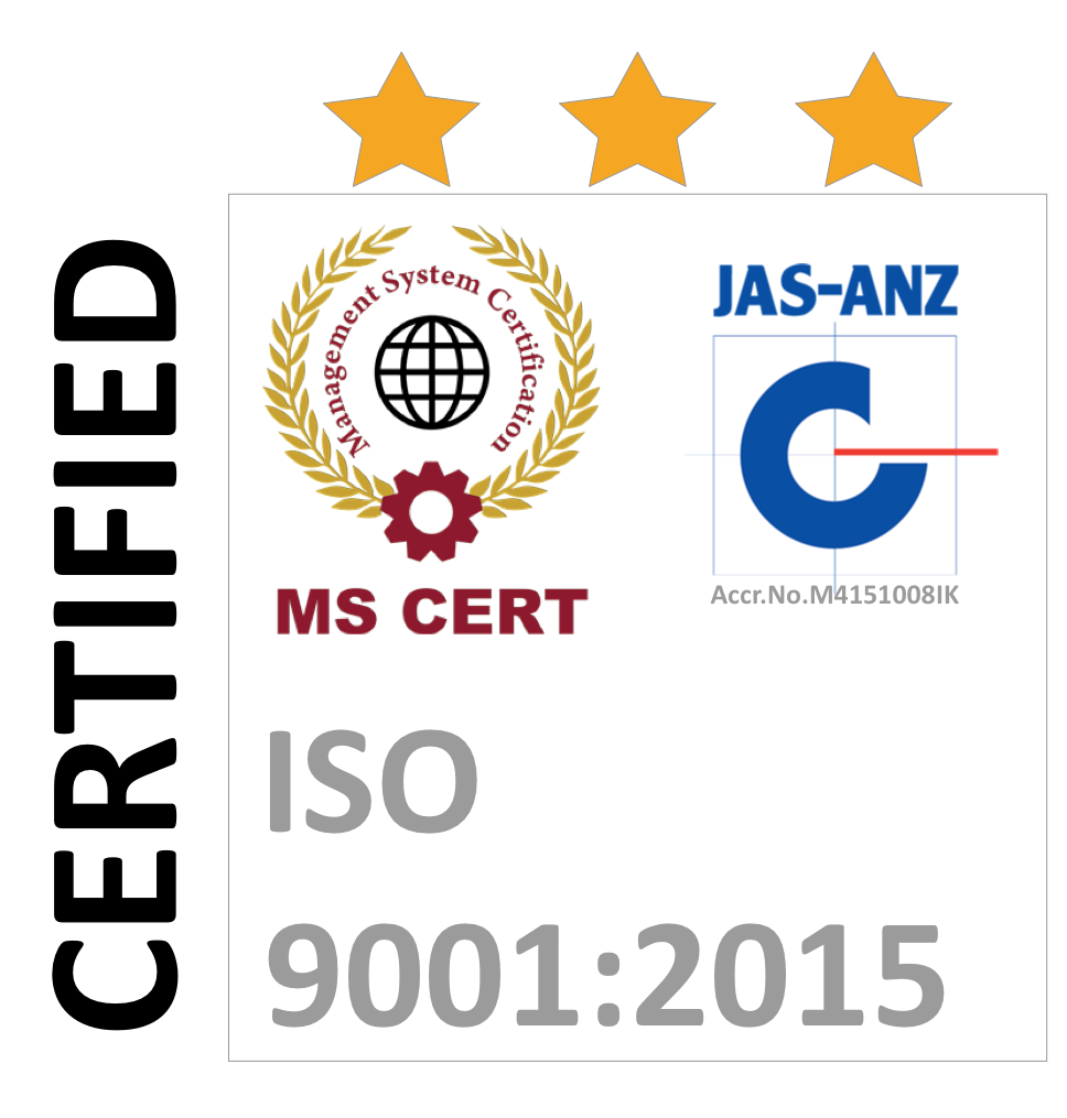 CERTIFICAZIONE ISO 9001:2015